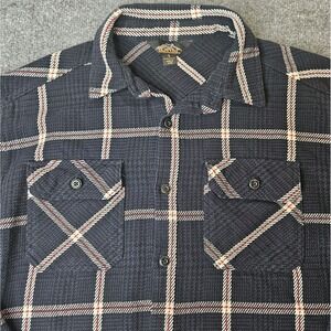Pacific‎ Trail Mens Woven Plaid Blanket Shirt Heavyweight Longsleeve Large